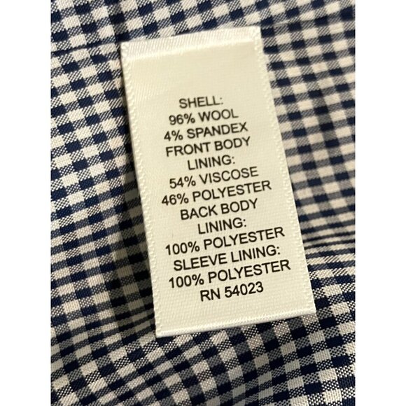 Banana Republic Mens Tailored Fit Two Button Blazer Jacket Size 42R Gray SP EXC - Picture 7 of 12